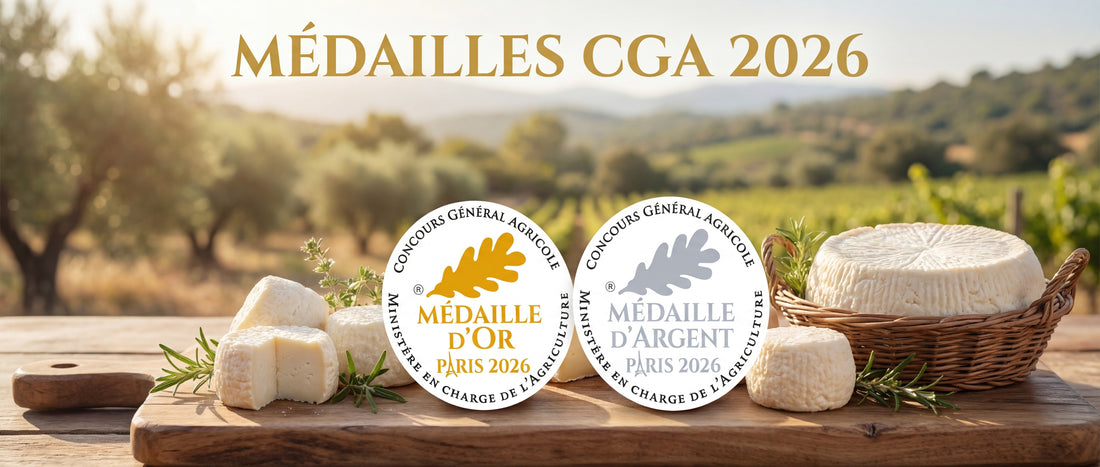 Médailles CGA 2026 : Or et Argent | Domaine des Oléastres